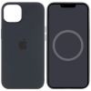 Чохол Silicone case (AAA) with Magsafe and Animation для Apple iPhone 13, Чорний / Midnight