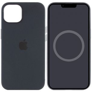 Чохол Silicone case (AAA) with Magsafe and Animation для Apple iPhone 13, Чорний / Midnight