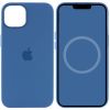Чохол Silicone case (AAA) with Magsafe and Animation для Apple iPhone 13, Синій / Blue Jay