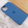 Чохол Silicone case (AAA) with Magsafe and Animation для Apple iPhone 13, Синій / Blue Jay
