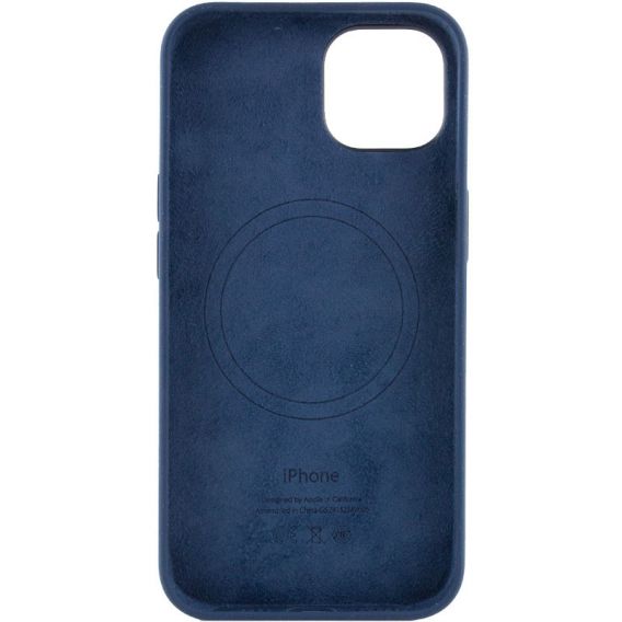 Чохол Silicone case (AAA) with Magsafe and Animation для Apple iPhone 13, Синій / Abyss Blue