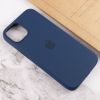 Чохол Silicone case (AAA) with Magsafe and Animation для Apple iPhone 13, Синій / Abyss Blue