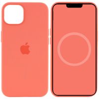Чохол Silicone case (AAA) with Magsafe and Animation для Apple iPhone 13, Рожевий / Pink Pomelo