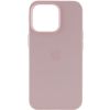 Чохол Silicone case (AAA) with Magsafe and Animation для Apple iPhone 13 Pro, Рожевий / Chalk Pink