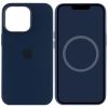 Чохол Silicone case (AAA) with Magsafe and Animation для Apple iPhone 13 Pro, Синій / Abyss Blue