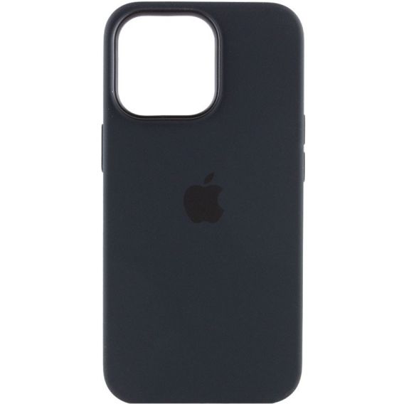 Чохол Silicone case (AAA) with Magsafe and Animation для Apple iPhone 13 Pro, Чорний / Midnight