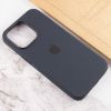 Чохол Silicone case (AAA) with Magsafe and Animation для Apple iPhone 13 Pro, Чорний / Midnight