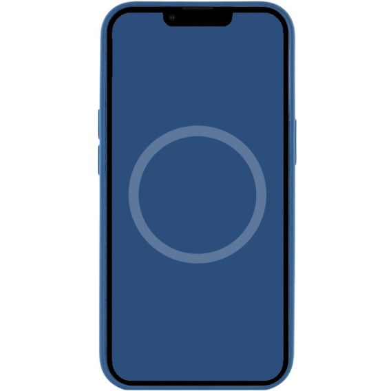 Чохол Silicone case (AAA) with Magsafe and Animation для Apple iPhone 13 Pro Max, Синій / Blue Jay