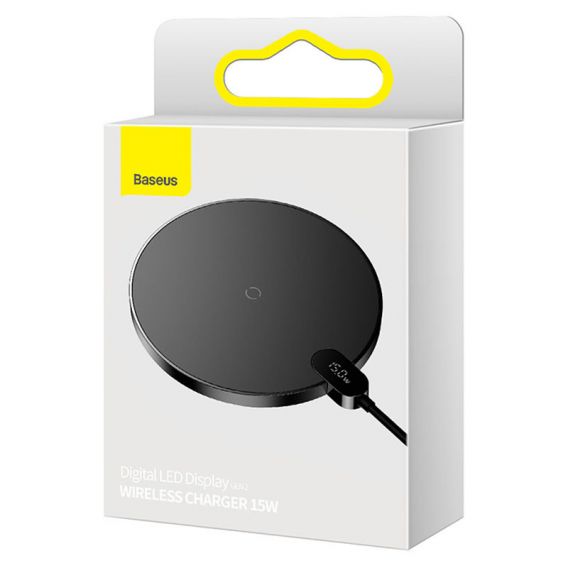 БЗУ Baseus Digital LED Display Gen 2 15W (CCED), Чорний