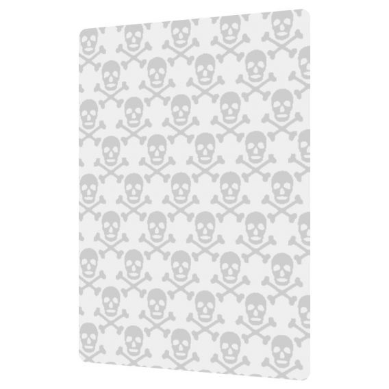 Витратник Back Transparent захисна гідрогелева плівка SKLO (упаковка 10 шт.), Прозорий / Черепа