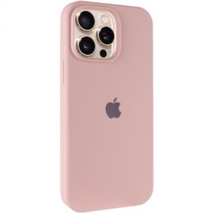 Чохол Silicone Case Full Protective (AA) Apple iPhone 14 Pro Max, Рожевий / Pink Sand