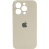 Чохол для iPhone 14 Pro Max Silicone Case Full Protective (Antique White)
