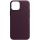 Шкіряний чохол Leather Case (AAA) з MagSafe and Animation для Apple iPhone 13 Pro, Dark Cherry