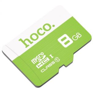 Карта пам'яті Hoco microSDHC Class 10 - 8GB (без адаптера) Green Карта пам'яті Hoco microSDHC Class 10 - 8GB (без адаптера) Green