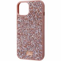 TPU чохол Bling World Rock Diamond для Apple iPhone 14, Рожевий