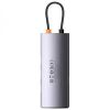 Перехідник HUB Baseus Metal Gleam Series 4-in-1 4xUSB3.0 (WKWG070013), Gray