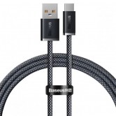 Кабель Baseus Dynamic Series USB-A - USB-C, 100 Вт, 2 м, Серый / Slate Gray