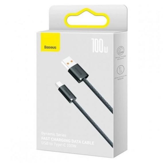 Дата кабель Baseus Dynamic Series USB Type-C 100W (2m) (CALD00070), Slate Gray