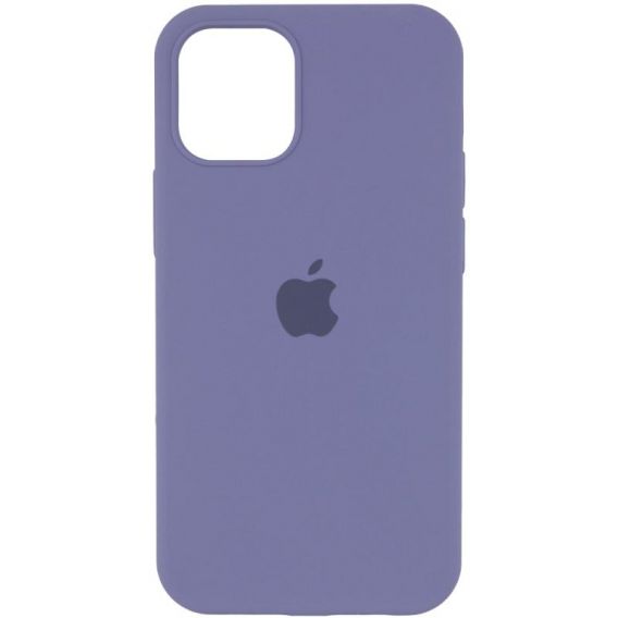 Чохол Silicone Case Full Protective (AA) для Apple iPhone 15 Pro, Сірий / Lavender Gray