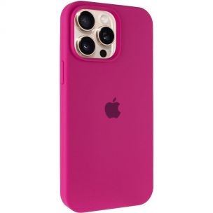Чохол Silicone Case Full Protective (AA) для Apple iPhone 15 Pro Max, Малиновий / Dragon Fruit