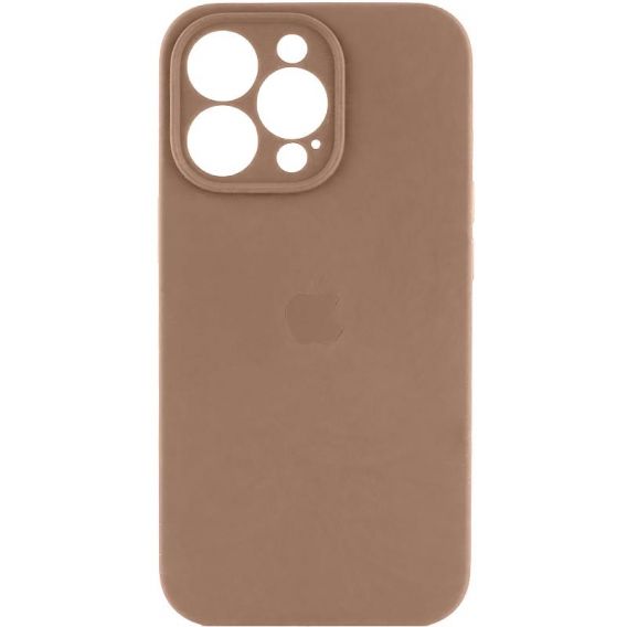 Чохол Silicone Case Full Camera Protective (AA) для Apple iPhone 15 Pro, Бежевий / Desert Gold