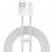 Дата кабель Baseus Dynamic Series USB to Lightning 2.4A (1m) (CALD000402) White Дата кабель Baseus Dynamic Series USB to Lightning 2.4A (1m) (CALD000402) White