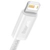 Дата кабель Baseus Dynamic Series USB to Lightning 2.4A (1m) (CALD000402), White
