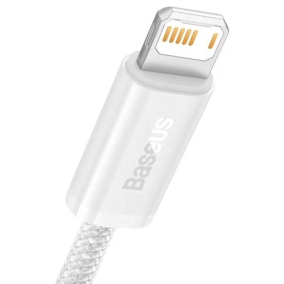 Дата кабель Baseus Dynamic Series USB to Lightning 2.4A (1m) (CALD000402), White
