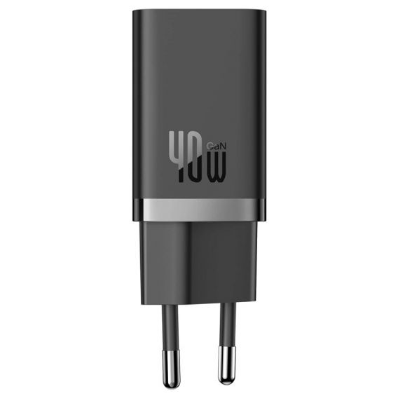 СЗУ Baseus GaN5 Pro OS + Type-C to Type-C 40W (CCGP18010), Black