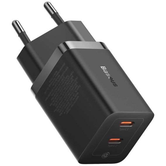 СЗУ Baseus GaN5 Pro OS + Type-C to Type-C 40W (CCGP18010), Black