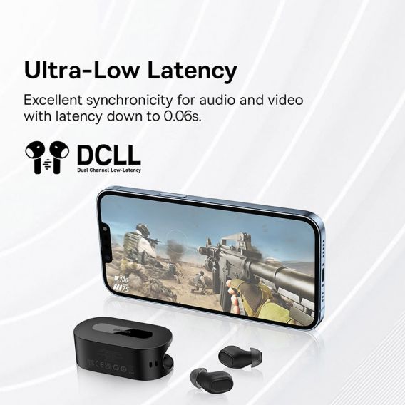 Бездротові навушники TWS Baseus Bowie EZ10 OS (A00054300116-Z), Black