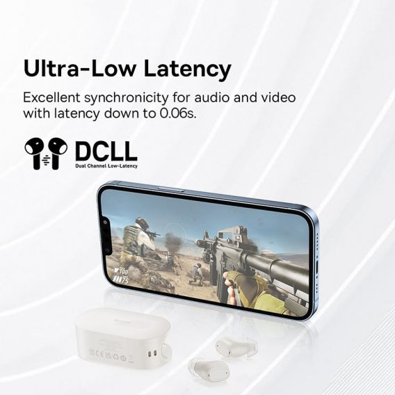 Бездротові навушники TWS Baseus Bowie EZ10 OS (A00054300116-Z), White