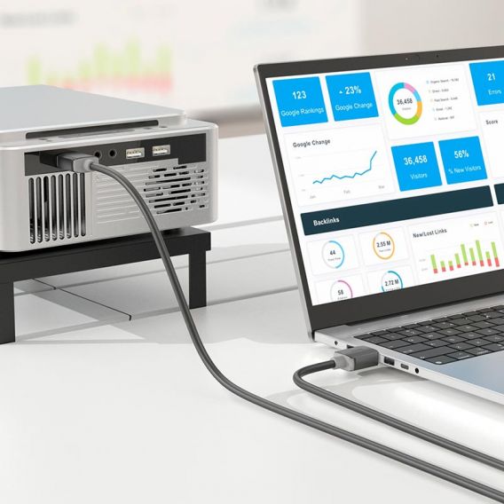 Дата кабель Hoco US08 HDTV 2.0 4K HD (3m), Black