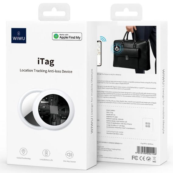 Трекер WIWU iTag WT-01, White