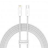 Дата кабель Baseus Dynamic Series Type-C to Lightning 20W (2m) (CALD0001) White
