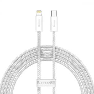 Дата кабель Baseus Dynamic Series Type-C to Lightning 20W (2m) (CALD0001) White