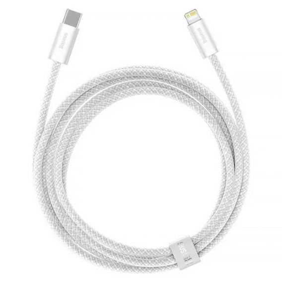 Дата кабель Baseus Dynamic Series Type-C to Lightning 20W (2m) (CALD0001), White