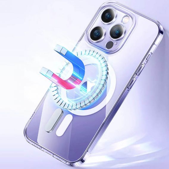 Чохол TPU Clear Case with MagSafe для Apple iPhone 15 Pro Max, Clear