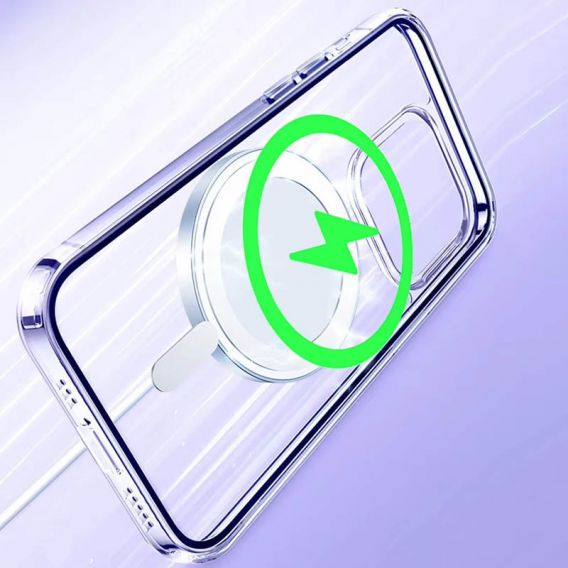 Чохол TPU Clear Case with MagSafe для Apple iPhone 15 Pro Max, Clear