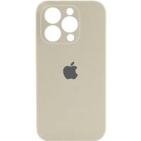 Чохол Silicone Case Full Camera Protective (AA) для Apple iPhone 16 Pro Max, Бежевий / Antique White