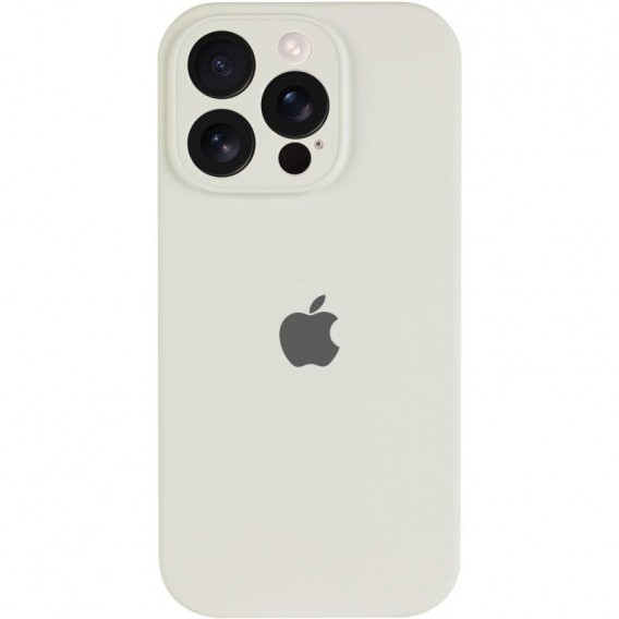 Чехол для iPhone 16 Pro Max Silicone Case Full Protective (Antique White)