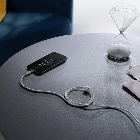 Дата кабель Baseus Gem Fast Charging USB Type-C 100W (2m) (P10373002111), Moon White