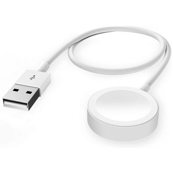 БЗУ Magnetic Fast Charger для USB-A Cable для Apple Watch (AAA) (box), White