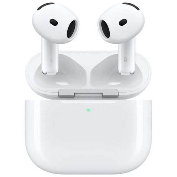 Бездротові TWS навушники Airpods 4 ANC USB-C Wireless Charging Case for Apple (AAA), White