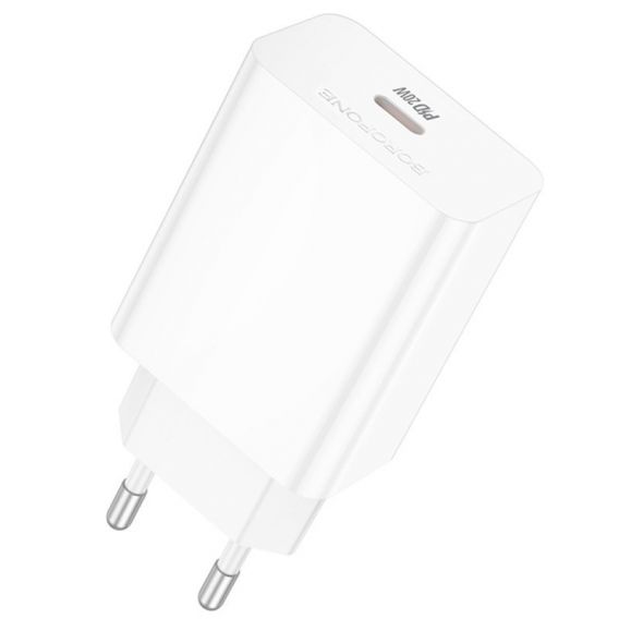 СЗУ Borofone BA21A Pro Long journey PD20W (1USB-C), White