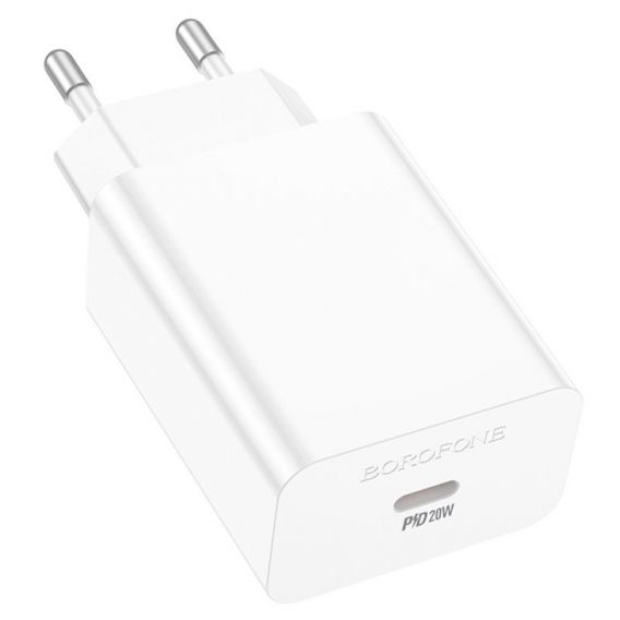 СЗУ Borofone BA21A Pro Long journey PD20W (1USB-C), White