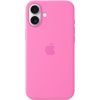 Чохол Silicone case (AAA) with Magsafe and Animation (button) для Apple iPhone 16, Peony