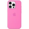 Чохол Silicone case (AAA) with Magsafe and Animation (button) для Apple iPhone 16 Pro, Peony