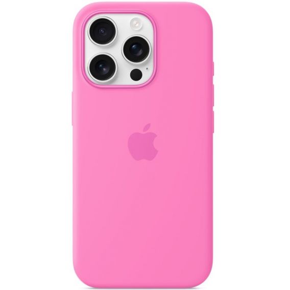 Чохол Silicone case (AAA) with Magsafe and Animation (button) для Apple iPhone 16 Pro, Peony