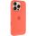 Чохол Silicone case (AAA) with Magsafe and Animation (button) для Apple iPhone 16 Pro, Tangerine